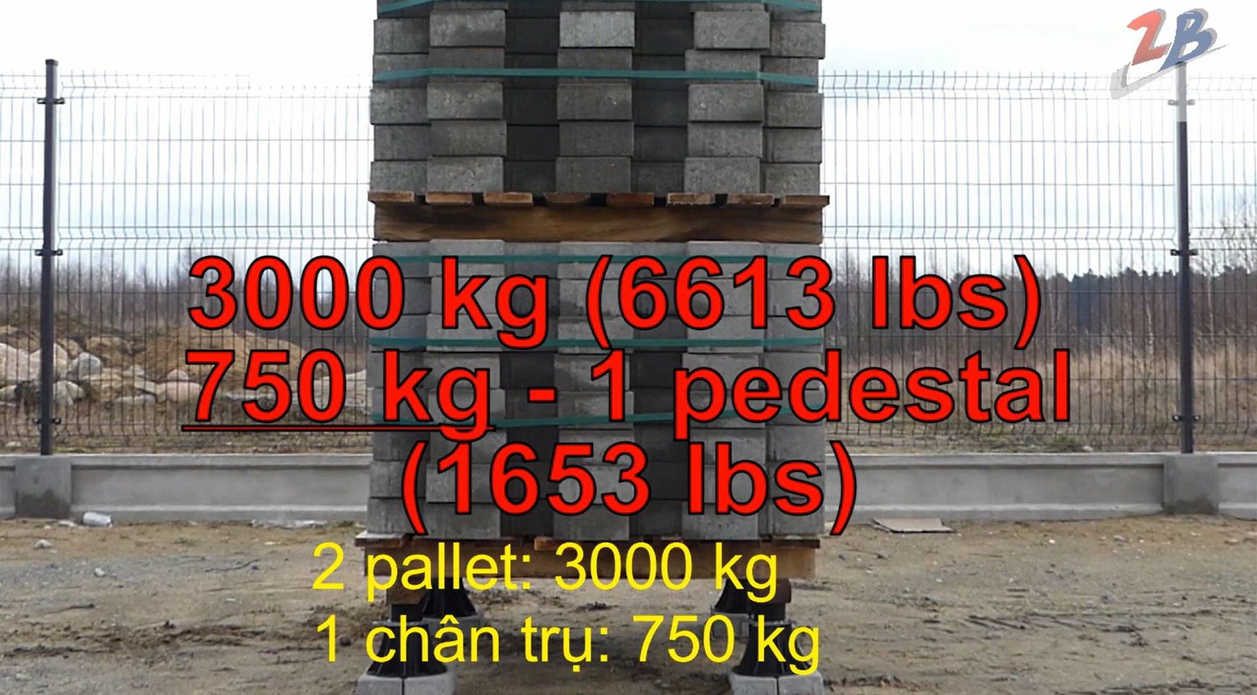 Kiểm tra độ chịu lực của chân trụ nhựa dòng Standard